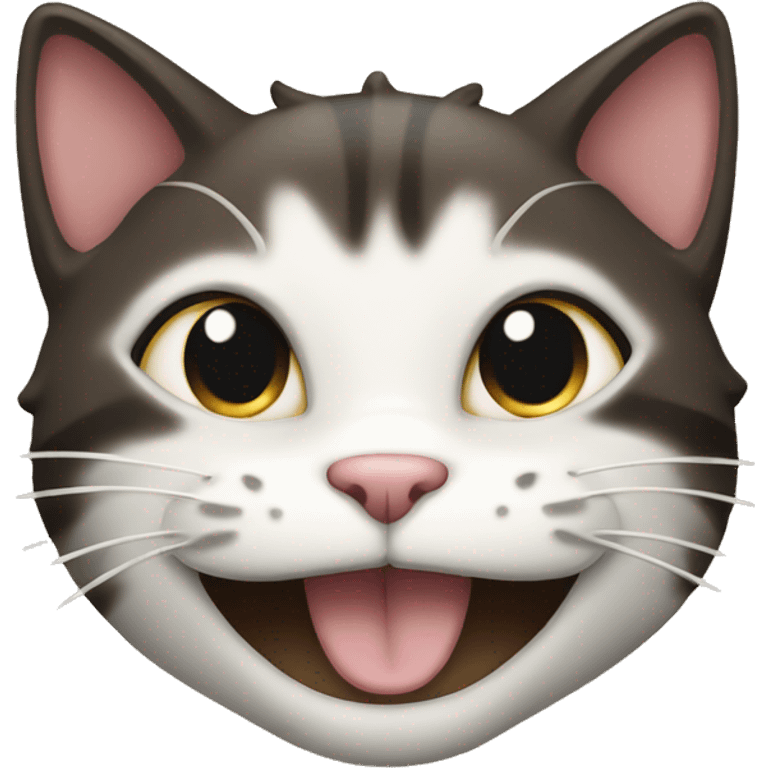 Grinning Face cat emoji