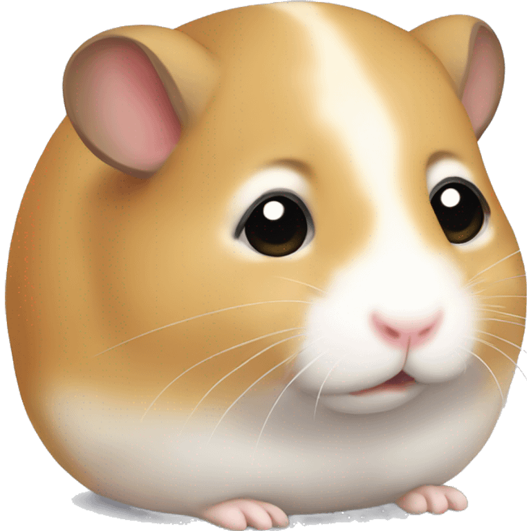 Hamster with sad eyes emoji