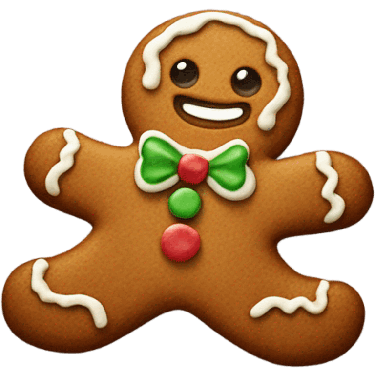 gingerbread man emoji