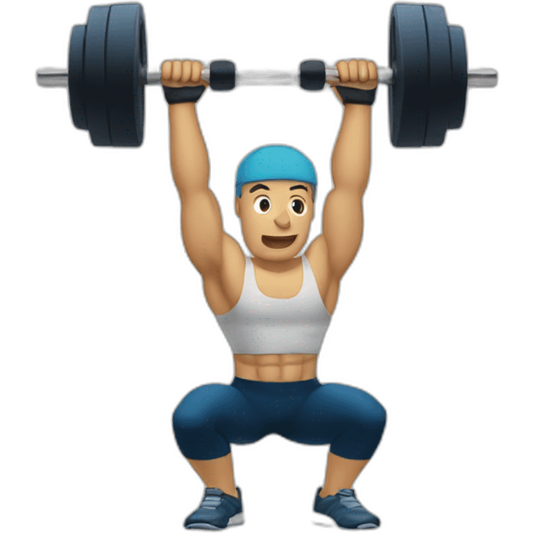 workout dumbbels emoji