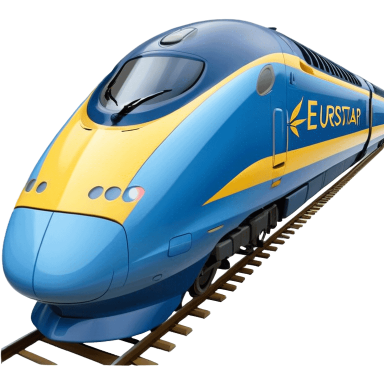 Eurostar - Eurostar International (Model Year: 2020) (Iconic colour: Blue and yellow) emoji