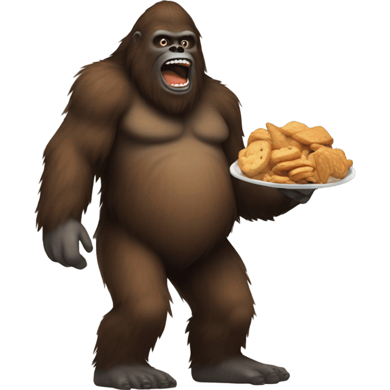 bigfoot getting snacks emoji