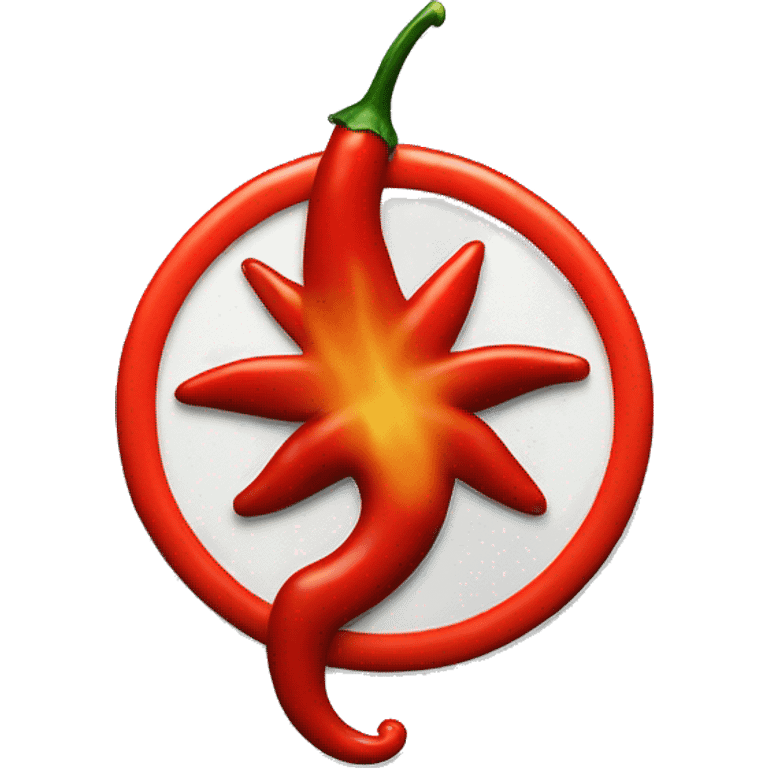 Red hot chili peppers logo  emoji