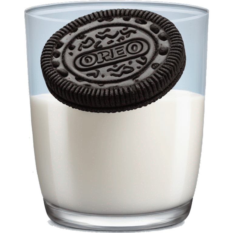 oreo cookies and milk emoji