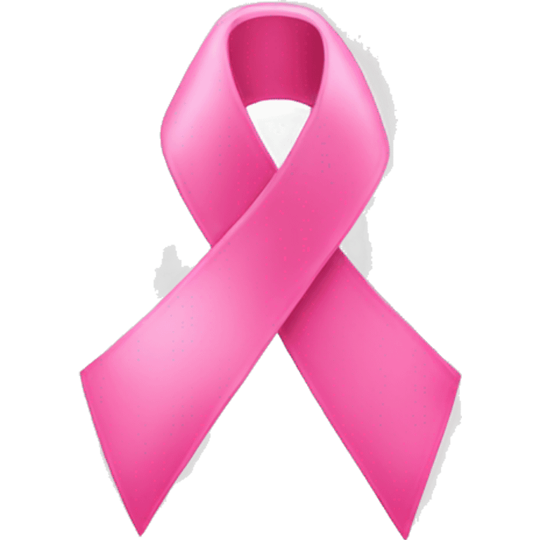 a single big pink ribbon breast cancer in the center emoji