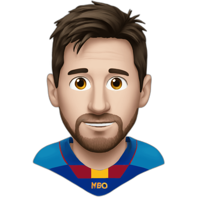 Messi cartoon  emoji