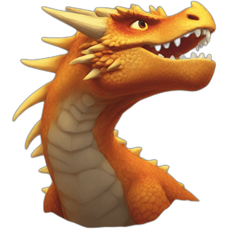 Drago feu emoji