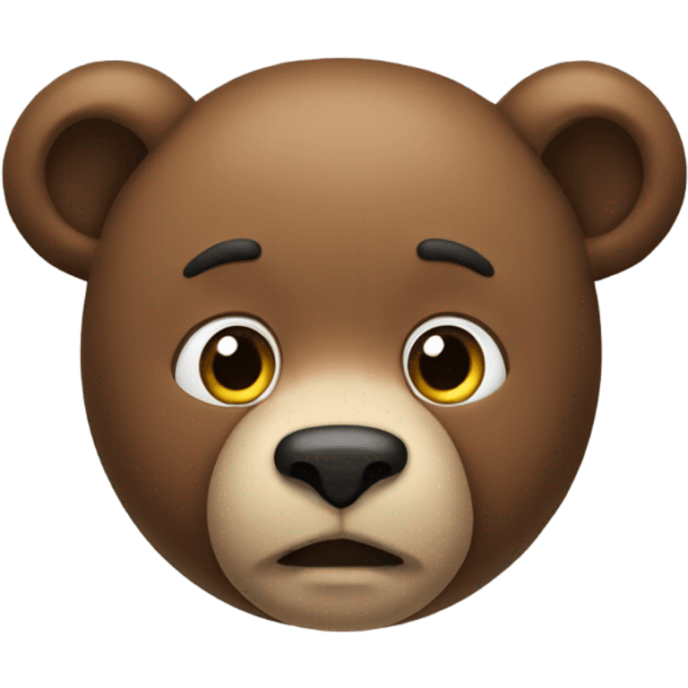 Oso con moño emoji