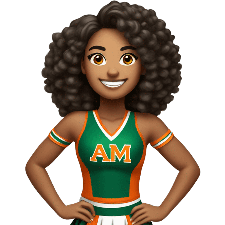 Florida A &M Latino cheerleader  emoji