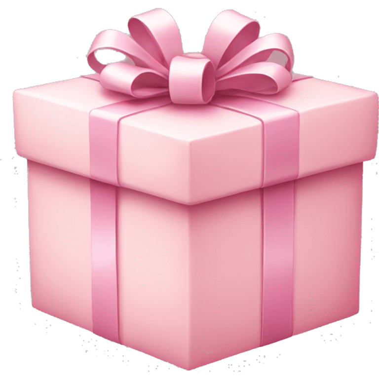 Light pink present emoji