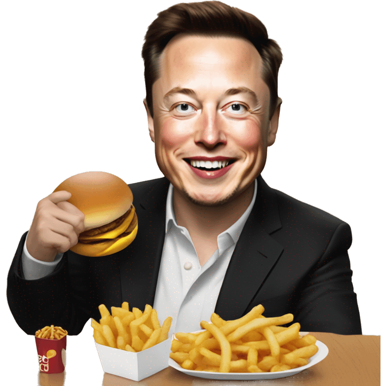 elon musk happy meal emoji