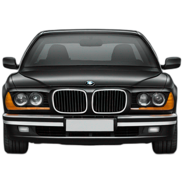 BMW 7Series black emoji