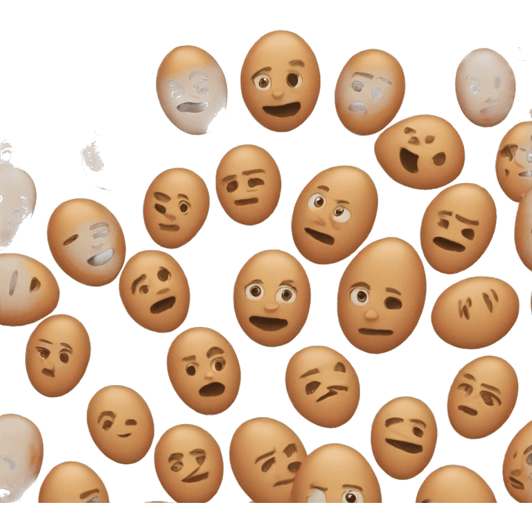 Egg head emoji