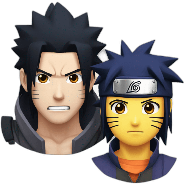 Naruto et sasuke emoji