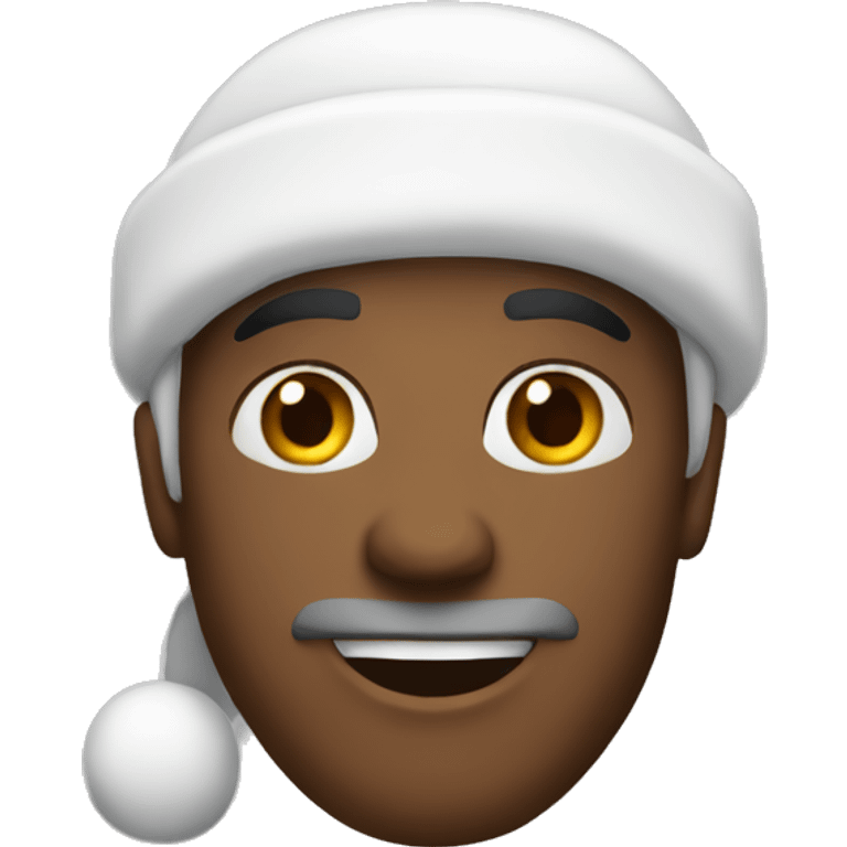 White Christmas emoji