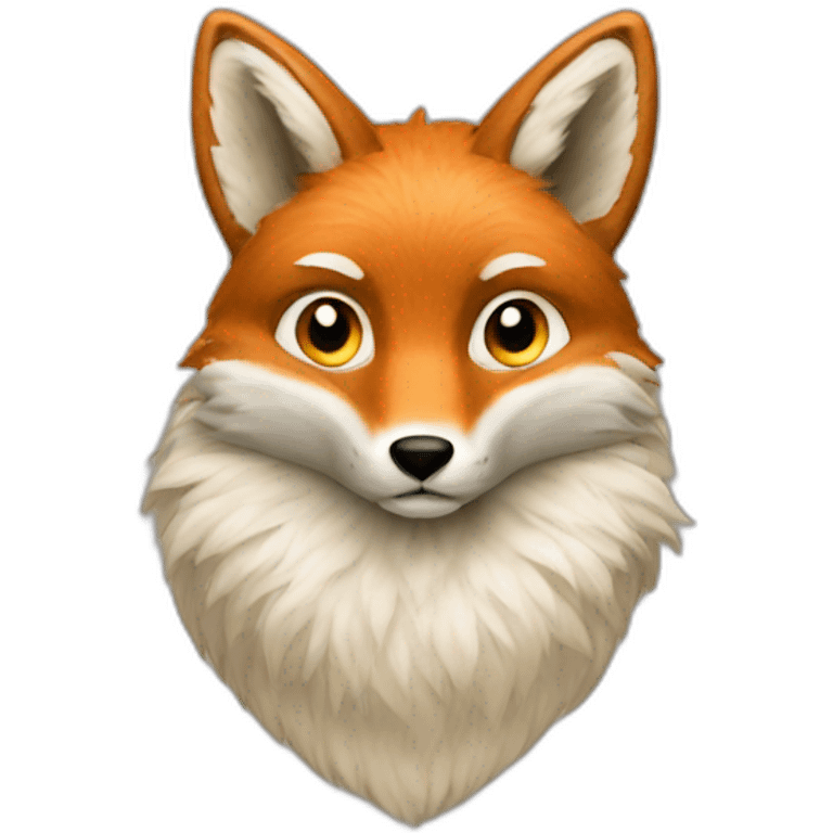 Fur fox coat emoji