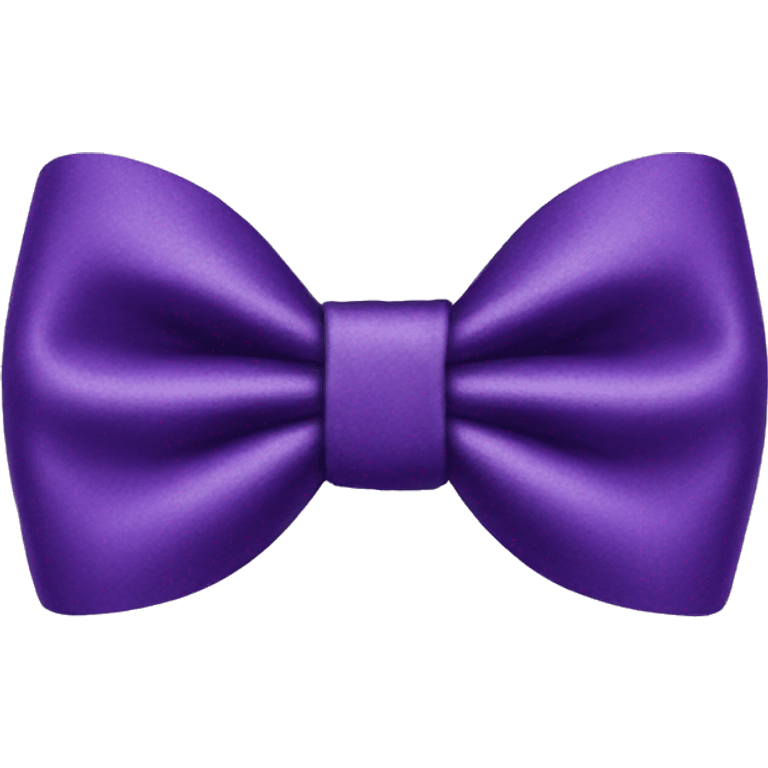 Purple bow tie emoji