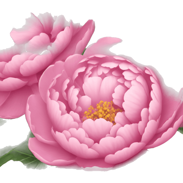 Pink peony bouquet  emoji