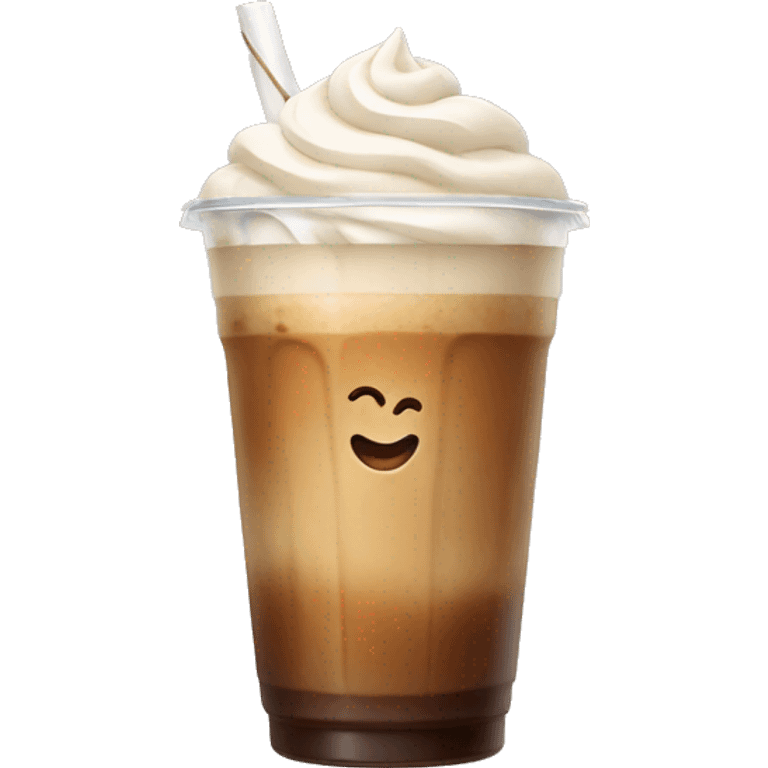 Iced latte  emoji