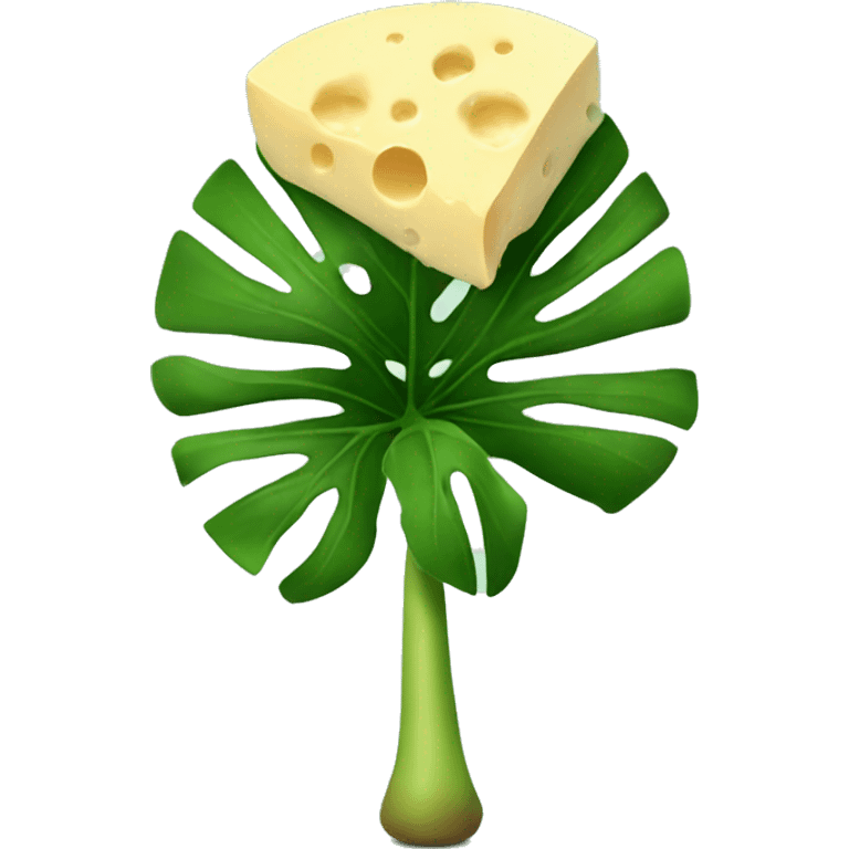 Cheese plant  emoji