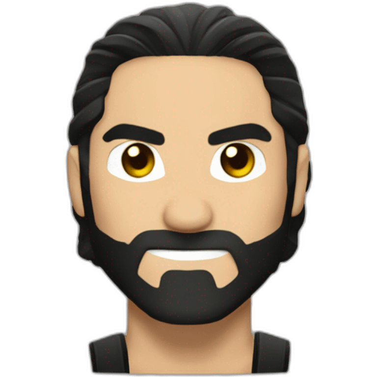 seth rollins wwe with wild outfit emoji