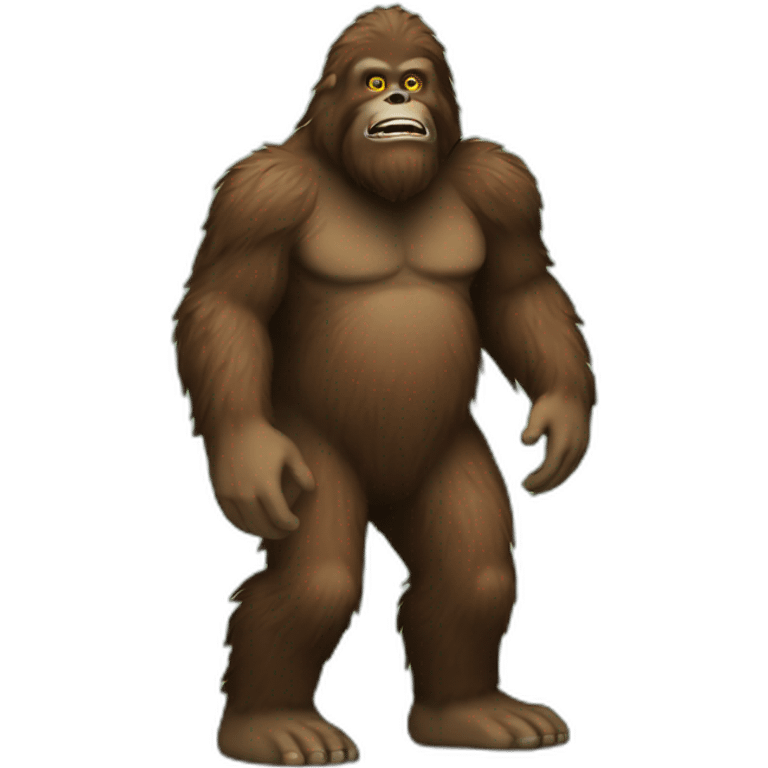 Bigfoot emoji