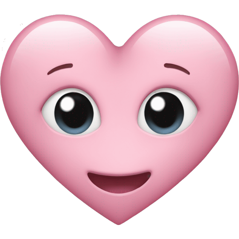 pastel pink heart emoji