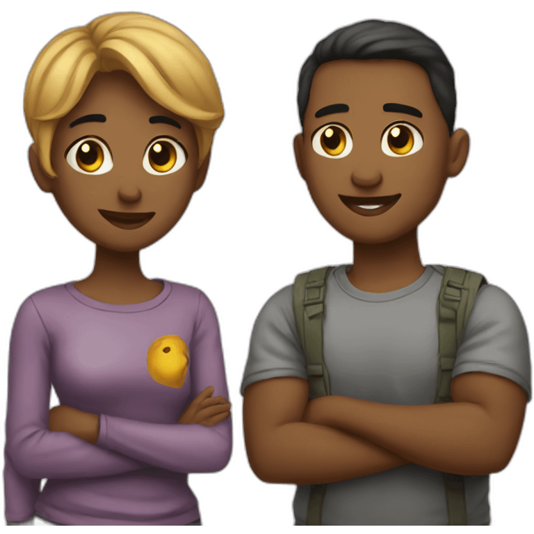 couple calin emoji