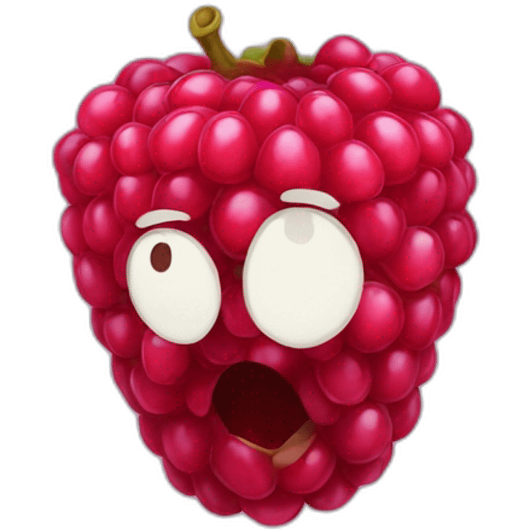 Une framboise  emoji