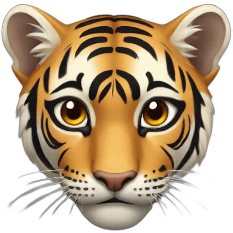 Tigre a dent de sabre emoji