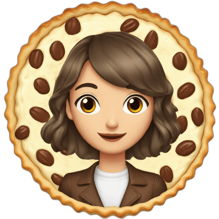 Tarte brune emoji