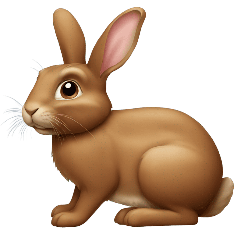 Brown rabbit emoji