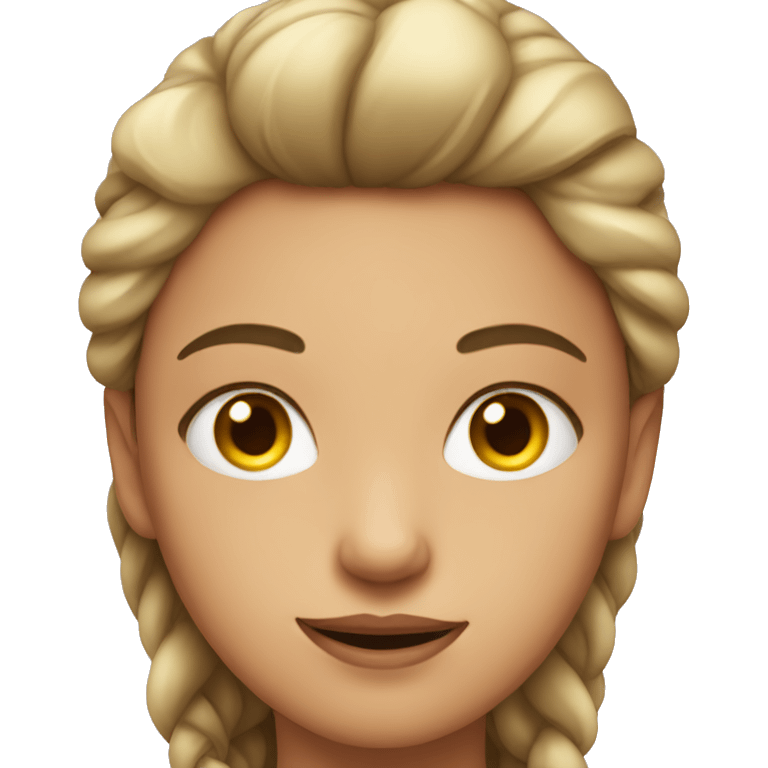 Girl with A haughty face emoji