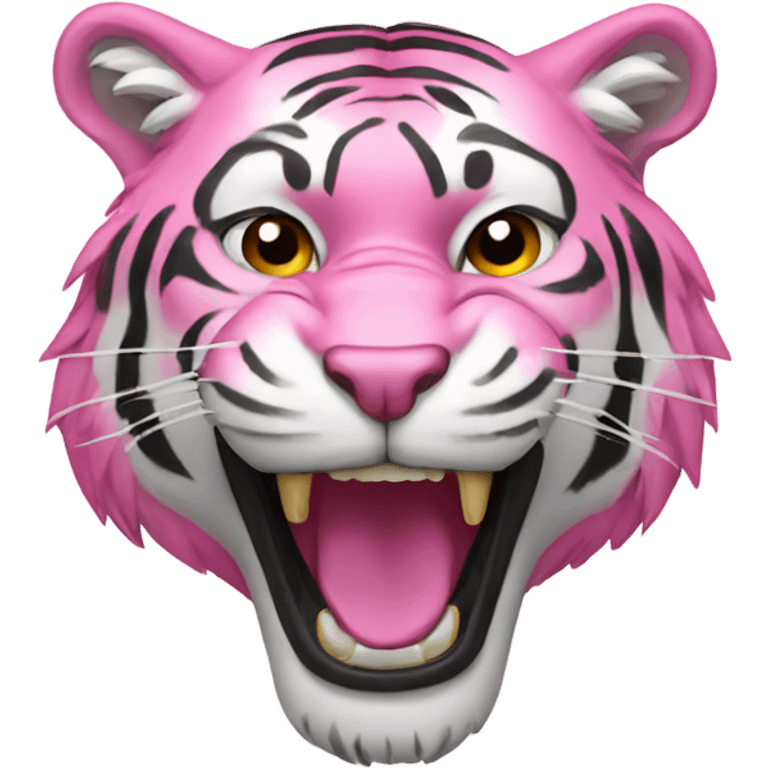 Pink tiger emoji