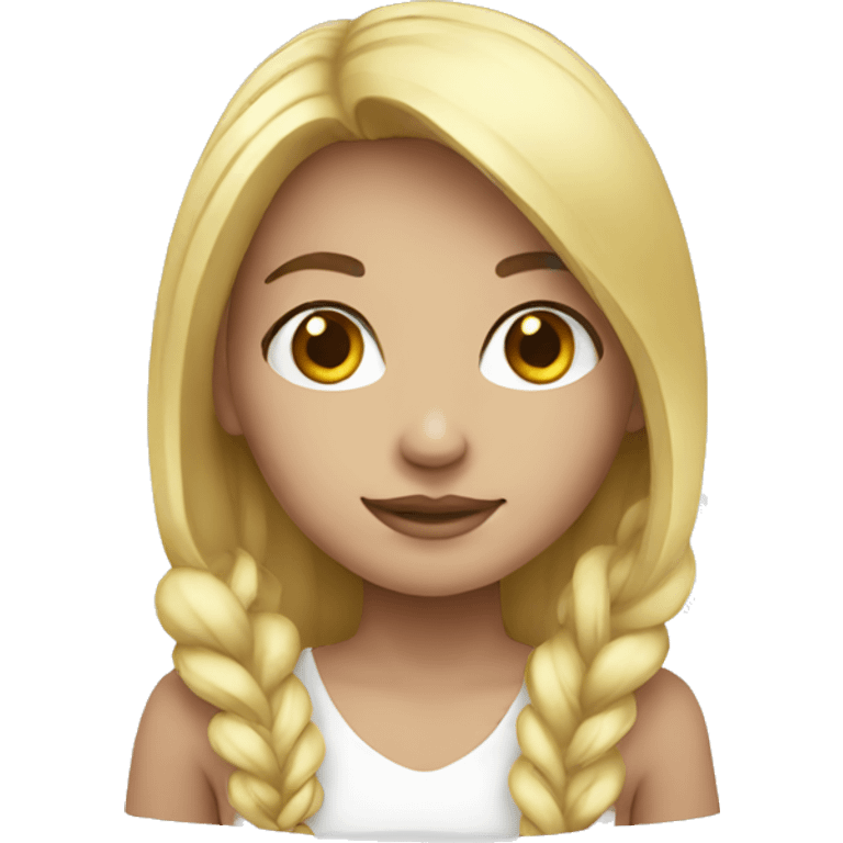 Girl white  emoji