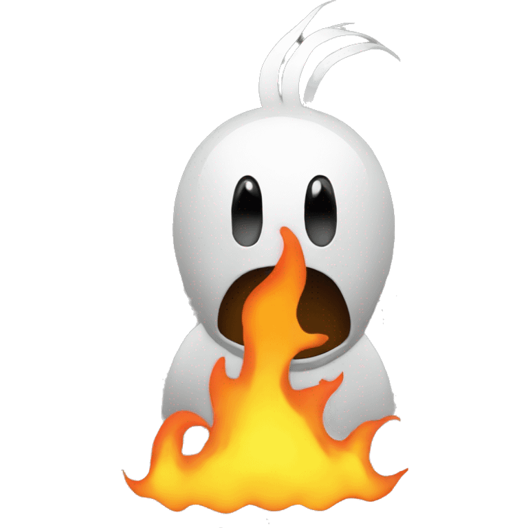 Linux on fire emoji