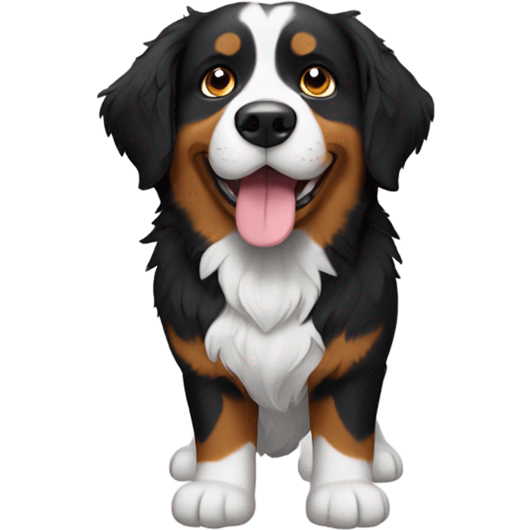 Emoji of a very cute Bernese mountain dog and the text “TY” in the top corner emoji