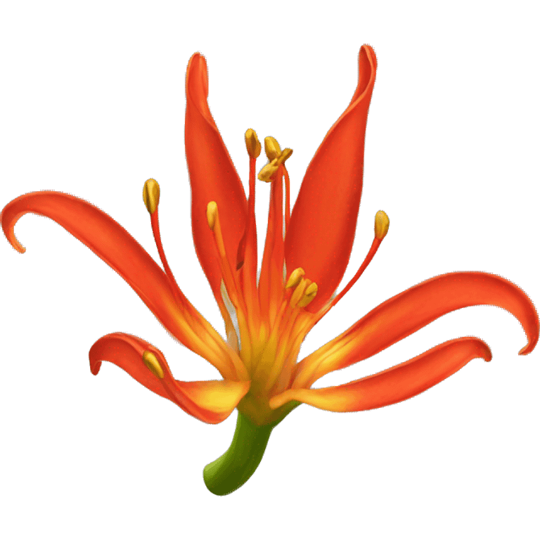 Flame lily emoji