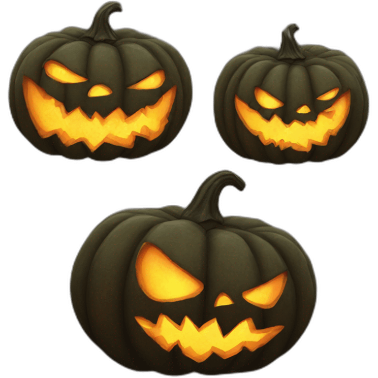 scary halloween pumpkin emoji