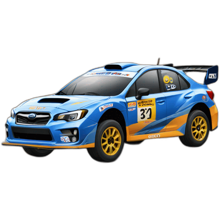 subaru rally car emoji