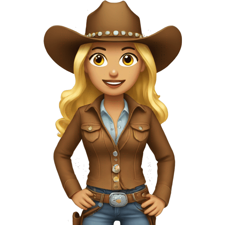 Cowgirl emoji