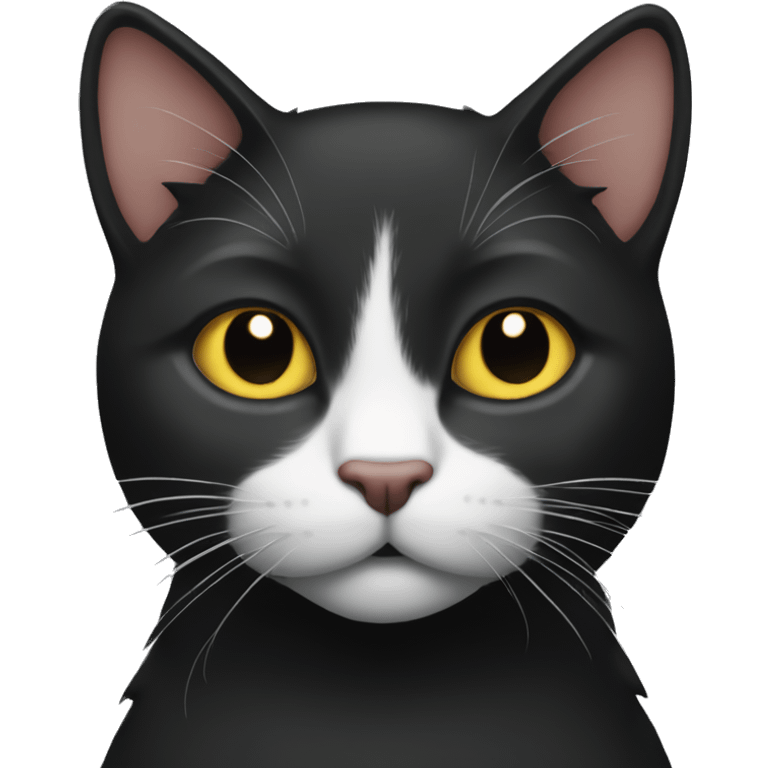 Schwarze Katze  emoji