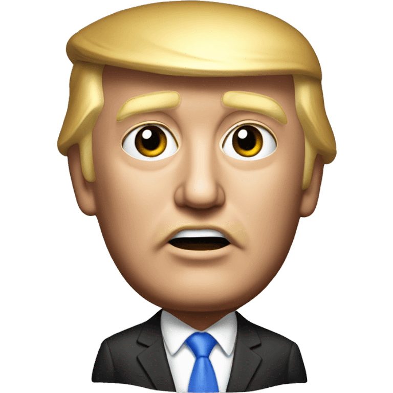 photorealistic Donald trump emoji