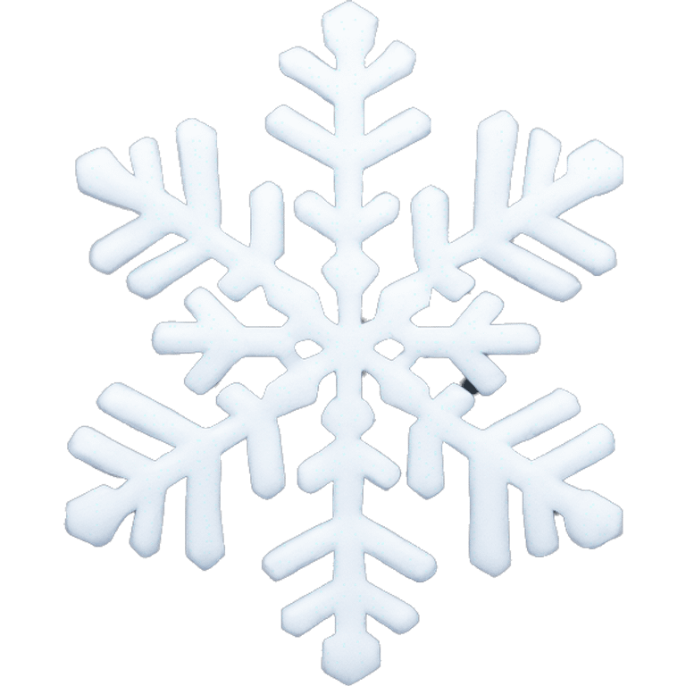 White snowflake  emoji