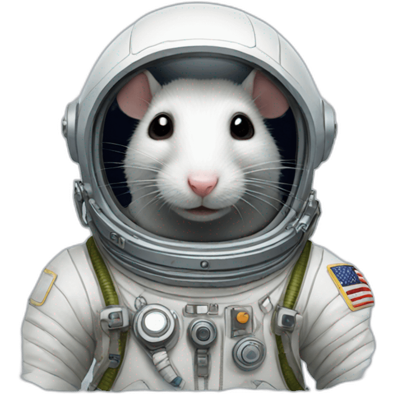 astronaut rat emoji