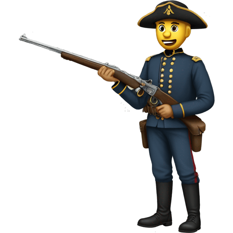 full length american civil war soldier emoji