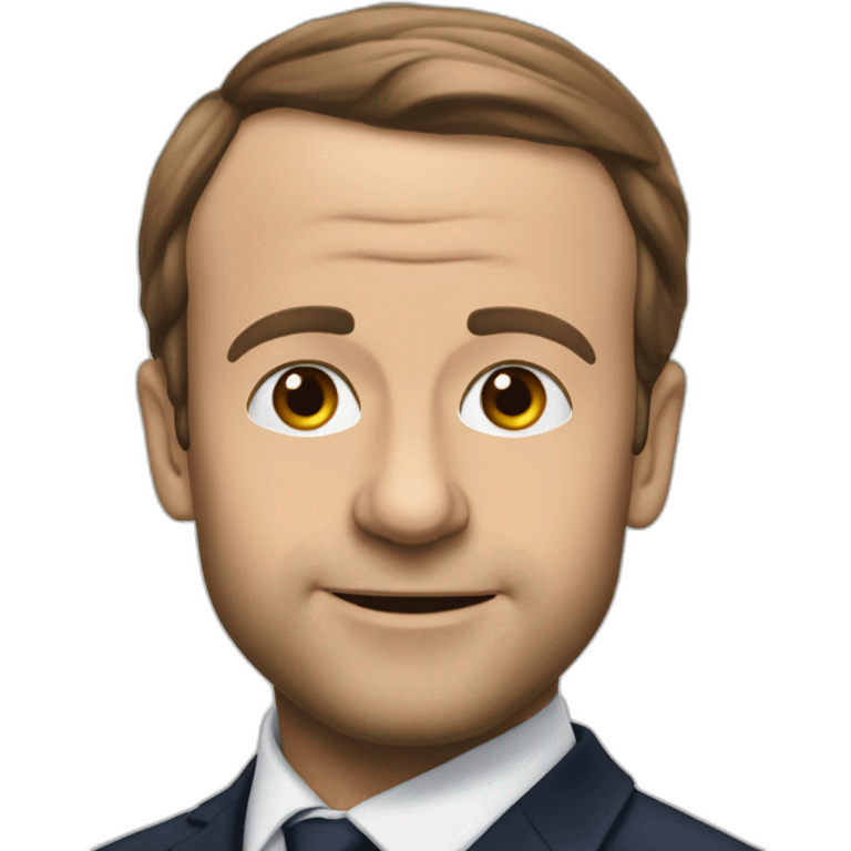 Macron qui prout emoji