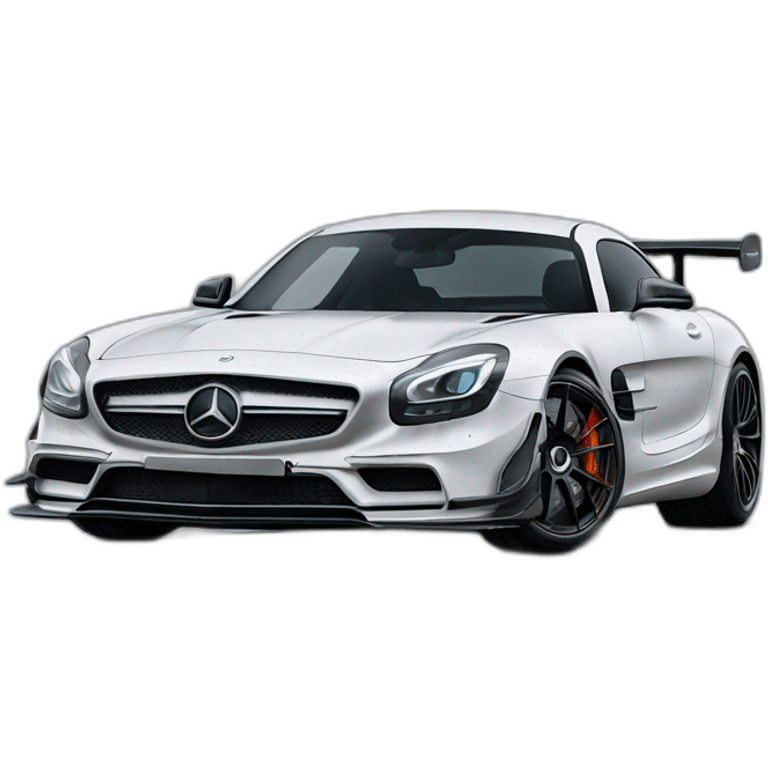 Mercedes amg black  emoji