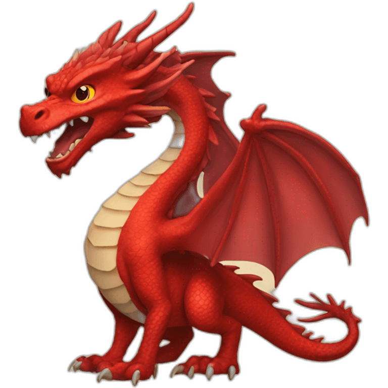 Red dragon emoji