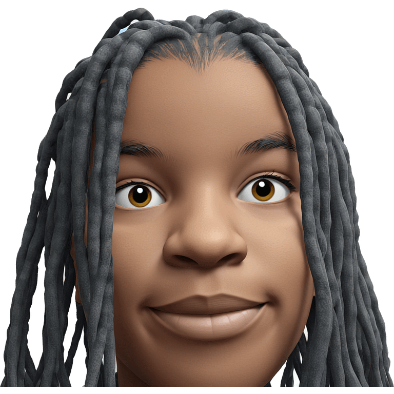 smiling boy with dreadlocks emoji